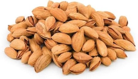 لوز بقشرو محمص