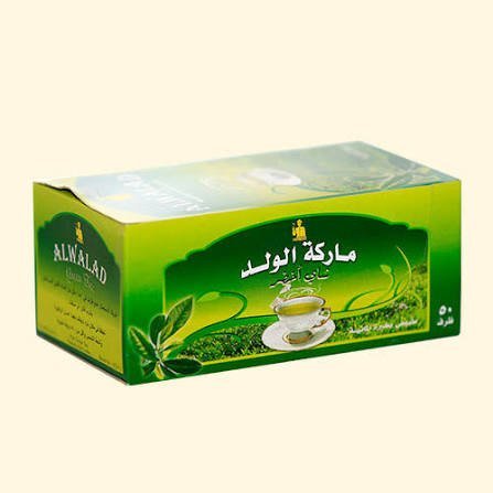 شاي اخضر مبكت 50 ظرف